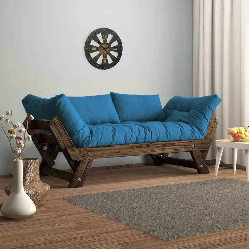 Zylar 2-personers Sovesofa - Blå - Møbler - Sofaer - Sovesofaer - 2 personers sovesofa