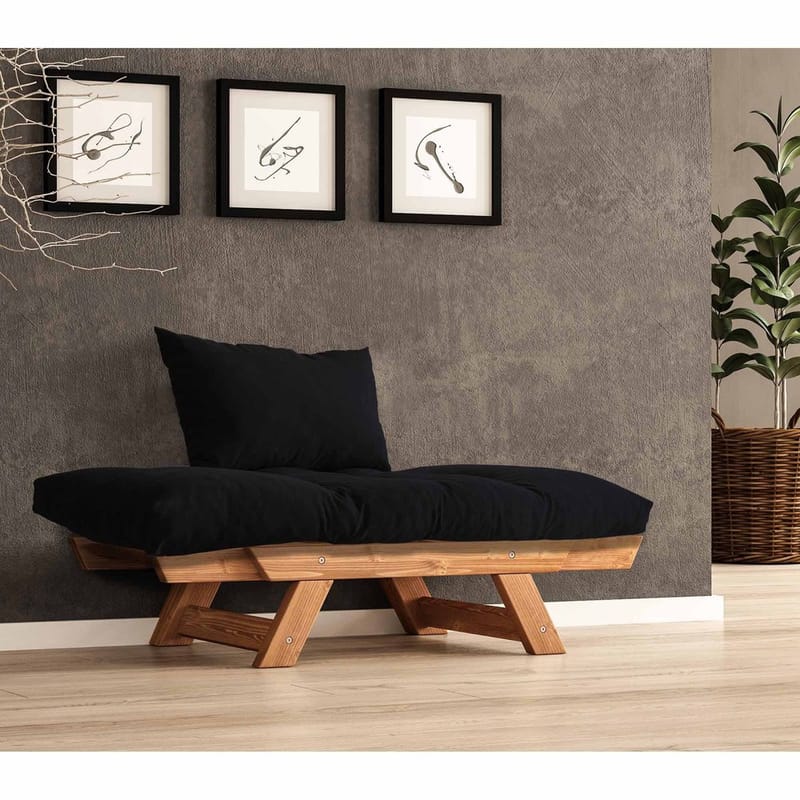 Zylar 2-personers Sovesofa - Sort - Møbler - Sofaer - Sovesofaer - 2 personers sovesofa