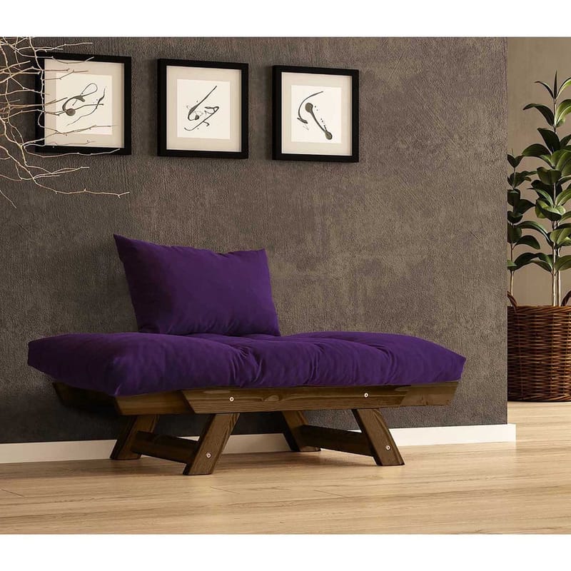Zylar 2-personers Sovesofa - Lilla - Møbler - Sofaer - Sovesofaer - 2 personers sovesofa