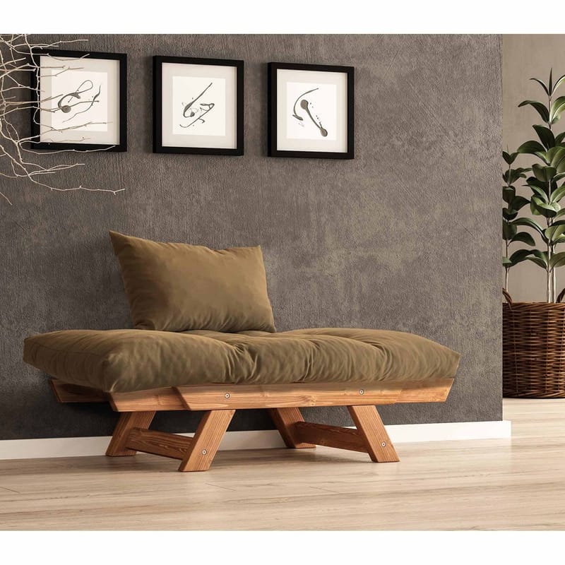 Zylar 2-personers Sovesofa - Taupe - Møbler - Sofaer - Sovesofaer - 2 personers sovesofa