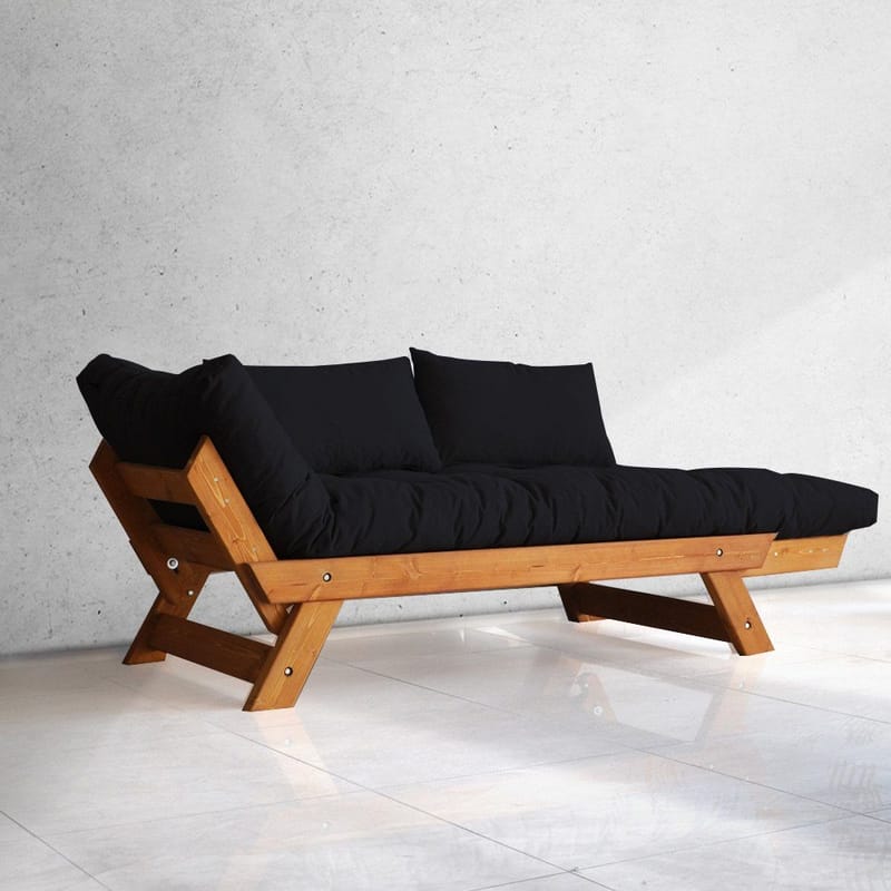 Zylar 2-personers Sovesofa - Sort - Møbler - Sofaer - Sovesofaer - 2 personers sovesofa