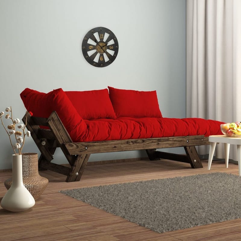 Zylar 2-personers Sovesofa - Rød - Møbler - Sofaer - Sovesofaer - 2 personers sovesofa