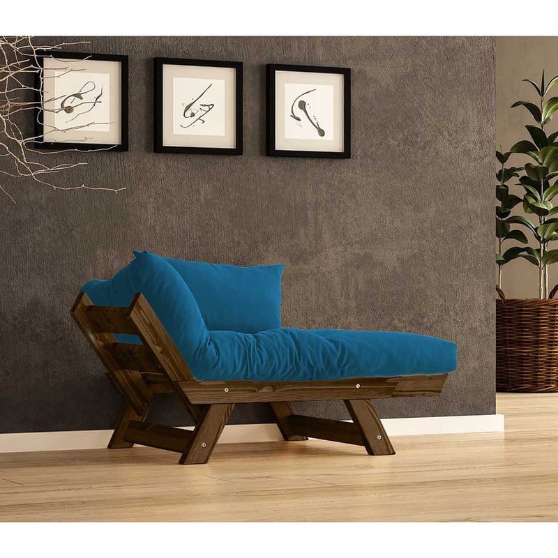 Zylar 2-personers Sovesofa - Blå - Møbler - Sofaer - Sovesofaer - 2 personers sovesofa