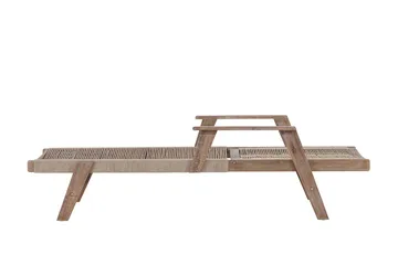 Little John Solseng 200x72 cm - Brun - Havemøbler - Havestole - Solstole