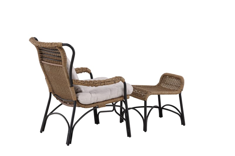 Loreto Udendørsstol - Sort - Havemøbler - Loungemøbler - Loungestol udendørs