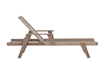Little John Solseng 200x72 cm - Brun - Havemøbler - Havestole - Solstole