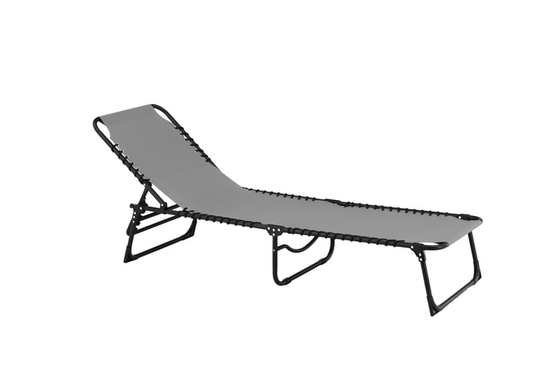 Majken Solstol 60x190 cm - Grå - Havemøbler - Havestole - Solstole