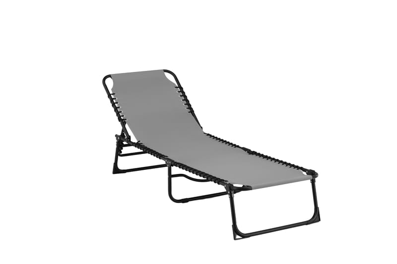 Majken Solstol 60x190 cm - Grå - Havemøbler - Havestole - Solstole