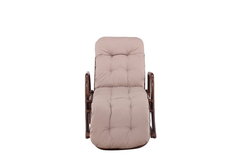 Nella Solstol 67x177 cm - Brun - Havemøbler - Havestole - Solstole