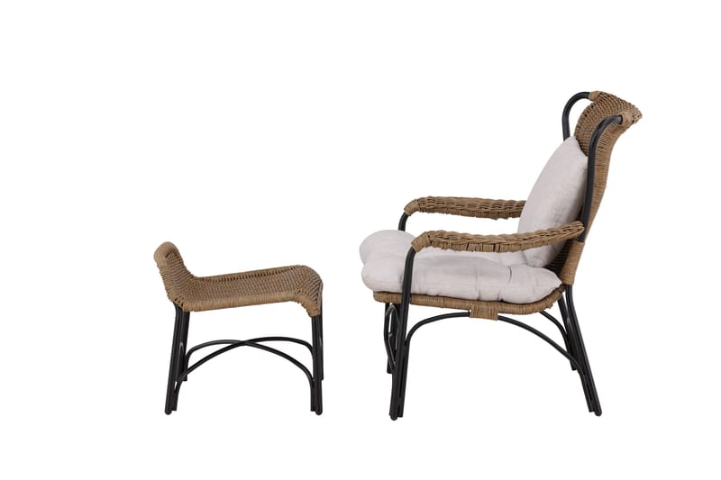 Loreto Udendørsstol - Sort - Havemøbler - Loungemøbler - Loungestol udendørs