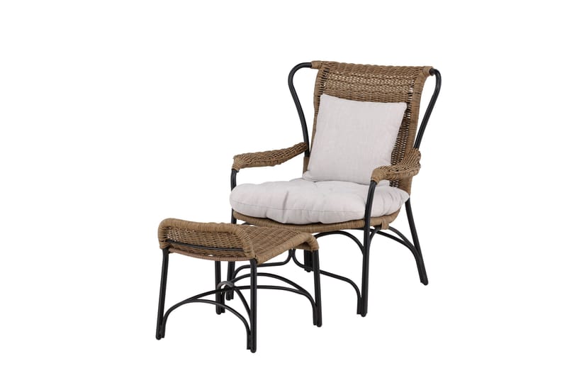 Loreto Udendørsstol - Sort - Havemøbler - Loungemøbler - Loungestol udendørs