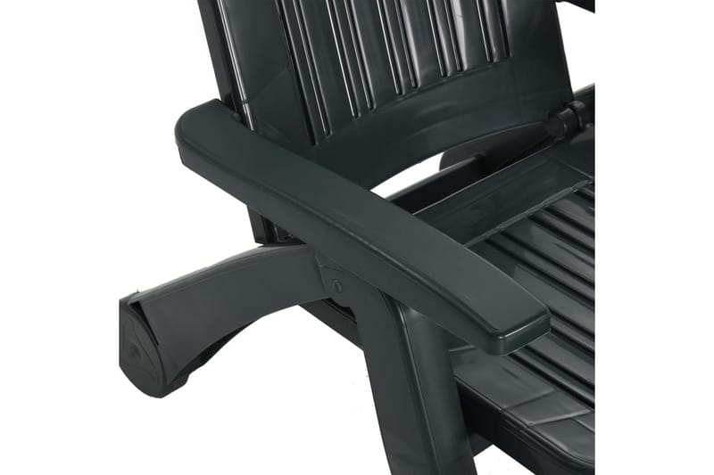 beBasic foldbar liggesol polypropylen grøn - GrÃ¸n - Havemøbler - Havestole - Solseng & solvogn