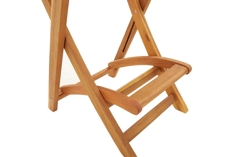 beBasic udendørs barstole 2 stk. foldbare massivt akacietræ - Brun - Barskammel