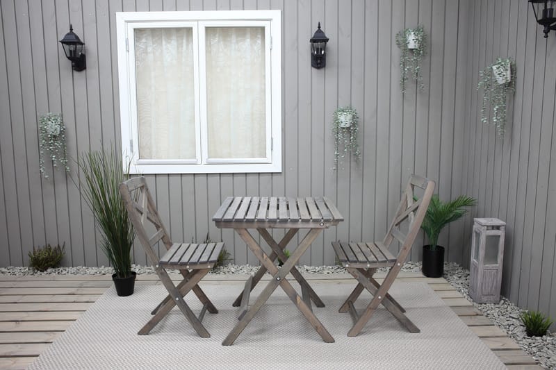 Edilma Klapstol - Grå - Havemøbler - Havestole - Caféstole