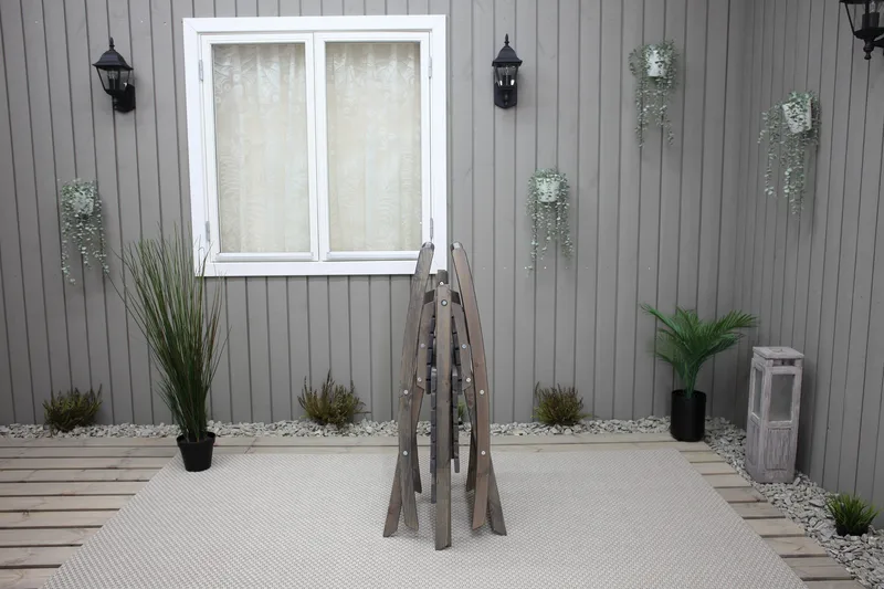 Edilma Klapstol - Grå - Havemøbler - Havestole - Caféstole