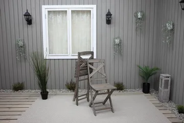 Edilma Klapstol - Grå - Havemøbler - Havestole - Caféstole