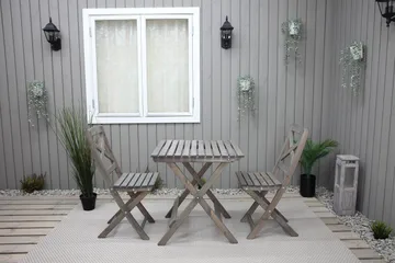 Edilma Klapstol - Grå - Havemøbler - Havestole - Caféstole