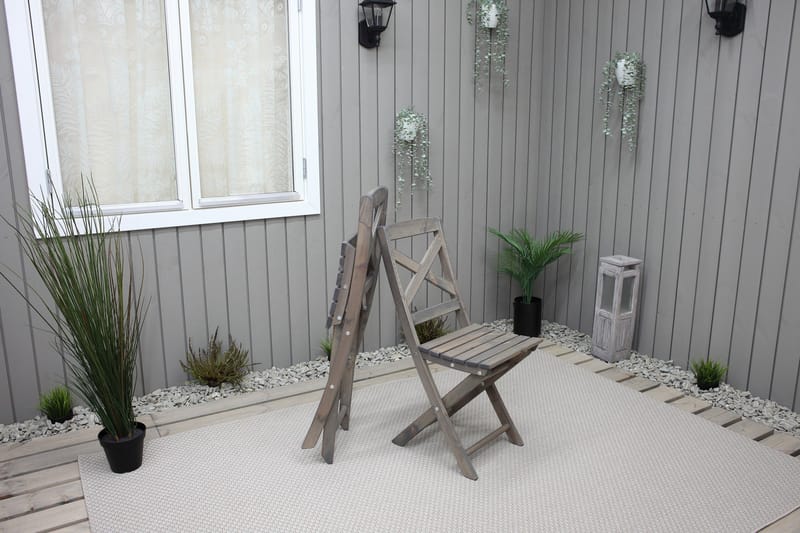 Edilma Klapstol - Grå - Havemøbler - Havestole - Caféstole