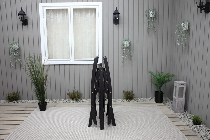 Edilma Klapstol - Mørkebrun - Havemøbler - Havestole - Caféstole