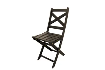 Edilma Klapstol - Mørkebrun - Havemøbler - Havestole - Caféstole