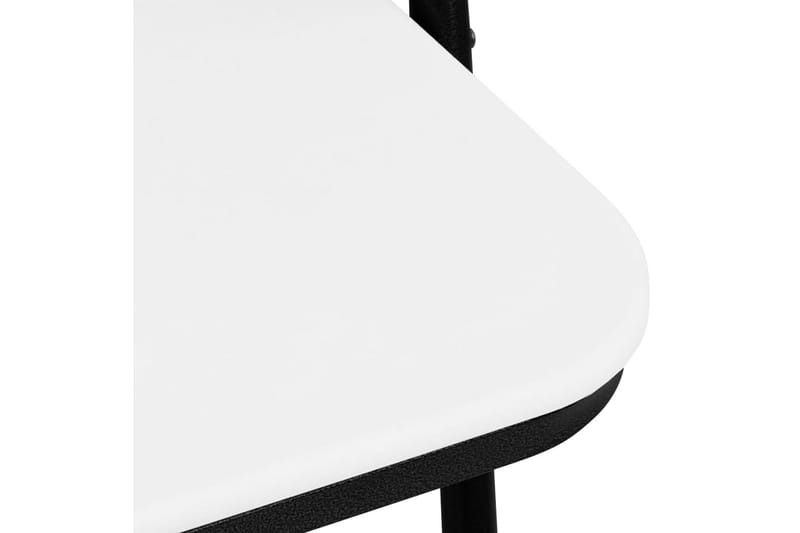 Foldbare havestole 4 stk. hdpe hvid - Hvid - Havemøbler - Havestole - Caféstole