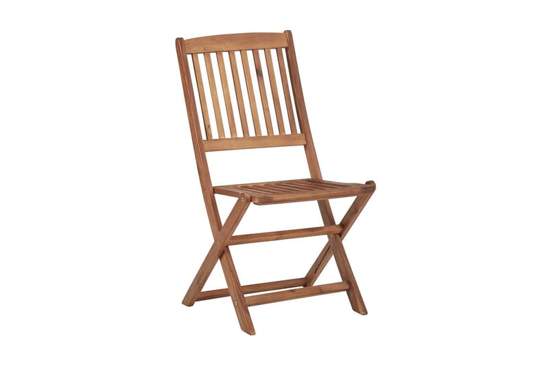 Foldbare havestole 6 stk. massivt akacietræ - Brun - Havemøbler - Havestole - Caféstole