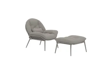 Cala lænestol udendørs - Beige - Havemøbler - Havestole - Udendørs lænestol