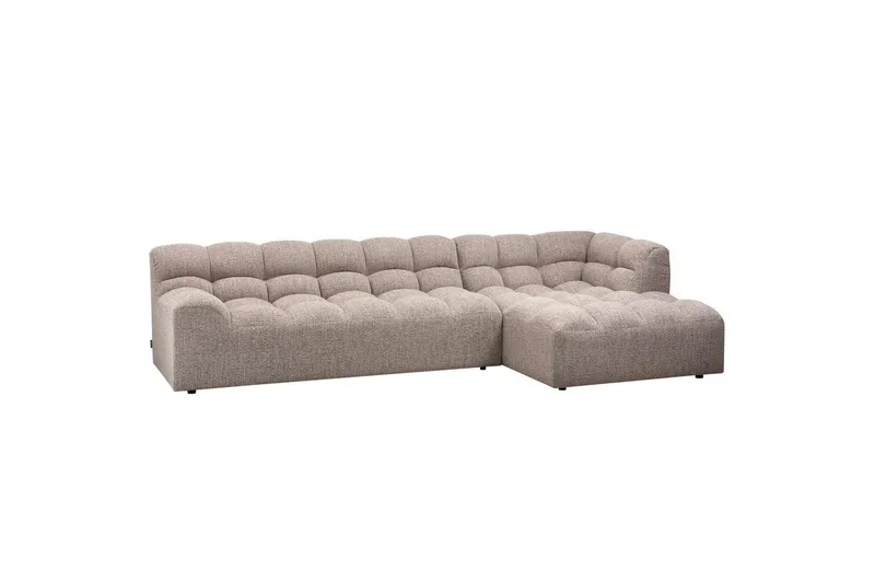 Chaiselong Allure - Vævet Brun Melange, Højre - Møbler - Sofaer - Hjørnesofa