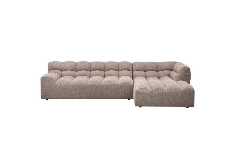 Chaiselong Allure - Vævet Brun Melange, Højre - Møbler - Sofaer - Hjørnesofa