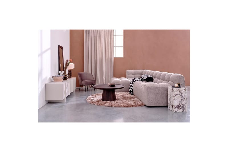 Chaiselong Allure - Vævet Brun Melange, Venstre - Møbler - Sofaer - Hjørnesofa