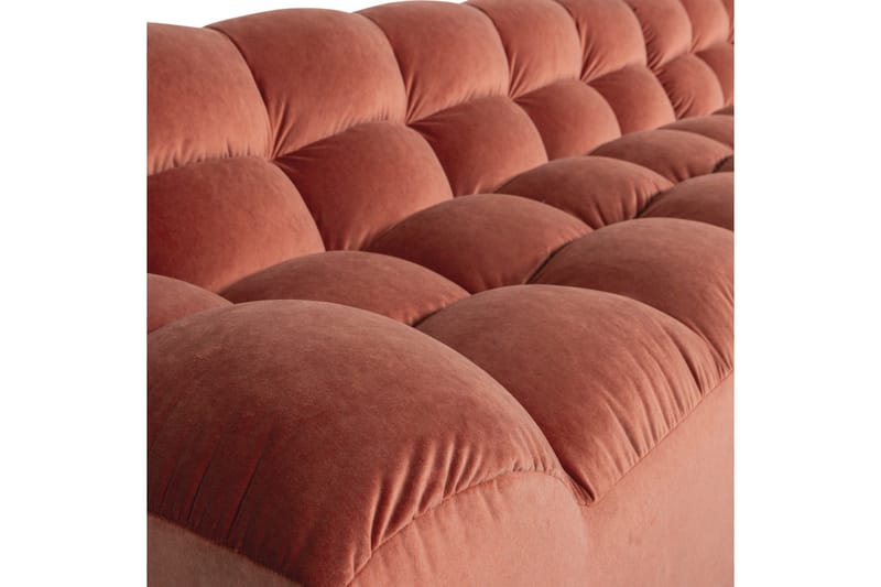 Chaiselong Allure - Vasket fløjl i rosa, Højre - Møbler - Sofaer - Hjørnesofa