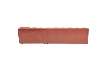 Chaiselong Allure - Vasket fløjl i rosa, Højre - Møbler - Sofaer - Hjørnesofa