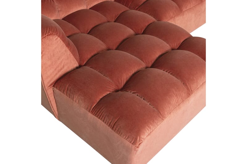 Chaiselong Allure - Vasket fløjl i rosa, Venstre - Havemøbler - Havestole - Solstole