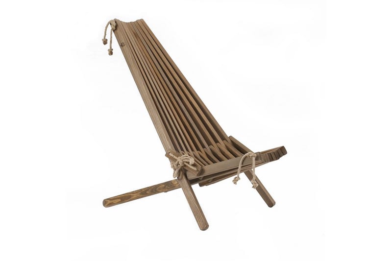 Ecochair EcoFurn Fyr Brunt Oliebehandlet - Fyr Brunt Oliebehandlet - Havemøbler - Havestole - Udendørs lænestol