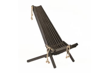 Ecochair EcoFurn Fyr Sort Oliebehandlet