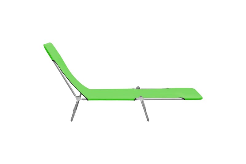 foldbare liggestole 2 stk. stål og stof grøn - Grøn - Havemøbler - Havestole - Solseng & solvogn