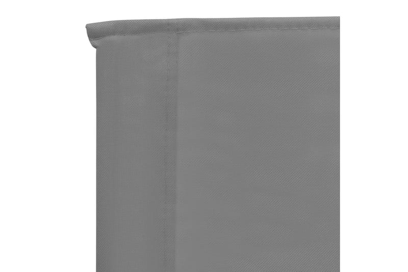 Foldbare Strandstole 2 Stk. Stof Grå - Grå - Havemøbler - Havestole - Solstole