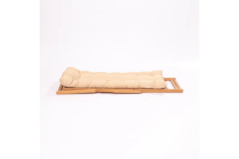 Gardellis Liggestol 40x40 cm - Brun/Creme - Havemøbler - Havestole - Solstole