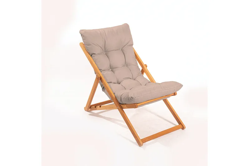 Gardellis Liggestol 42x43 cm, Brun/Natur