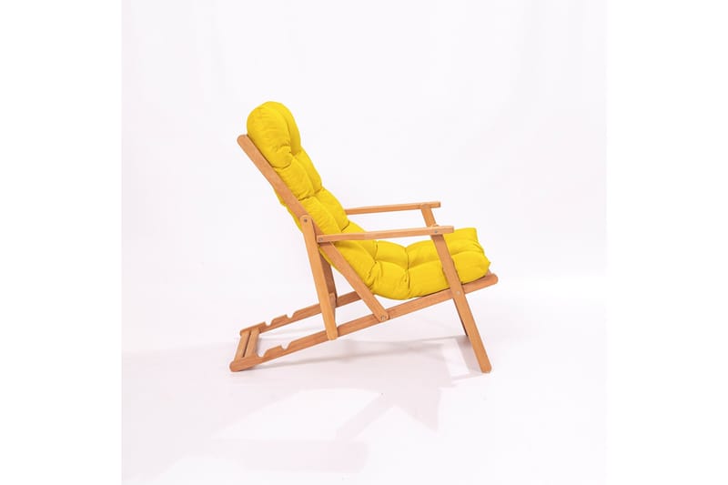 Gardellis Liggestol 43x46,5 cm - Gul/Natur - Havemøbler - Havestole - Solstole