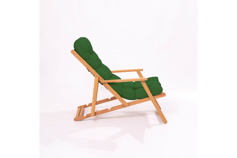 Gardellis Liggestol 58x49 cm - Grøn/Natur - Havemøbler - Havestole - Solstole