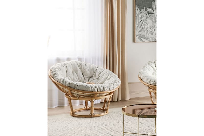 Giorgio Udendørslænestol - Natur/Beige - Havemøbler - Havestole - Udendørs lænestol