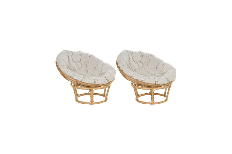Giorgio Udendørslænestol - Natur/Beige - Havemøbler - Havestole - Udendørs lænestol