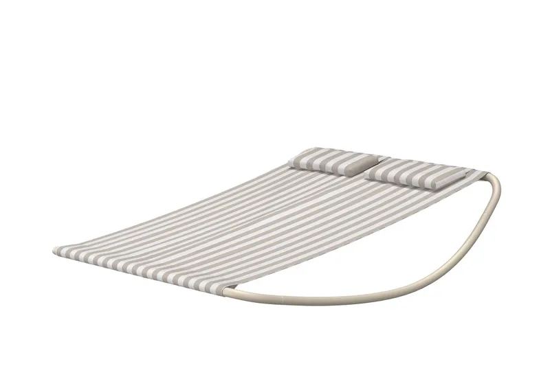 Gordo solseng udendørs - Beige/Hvid - Havemøbler - Havestole - Solseng & solvogn
