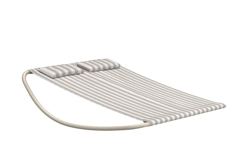 Gordo solseng udendørs - Beige/Hvid - Havemøbler - Havestole - Solseng & solvogn