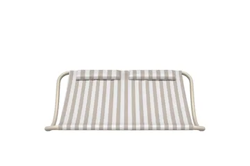Gordo solseng udendørs - Beige/Hvid - Havemøbler - Havestole - Solseng & solvogn