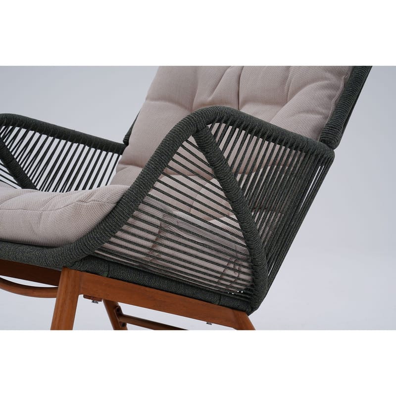 Gyngestol HOME4YOU Tuxedo - Grøn - Havemøbler - Havestole - Havegyngestol