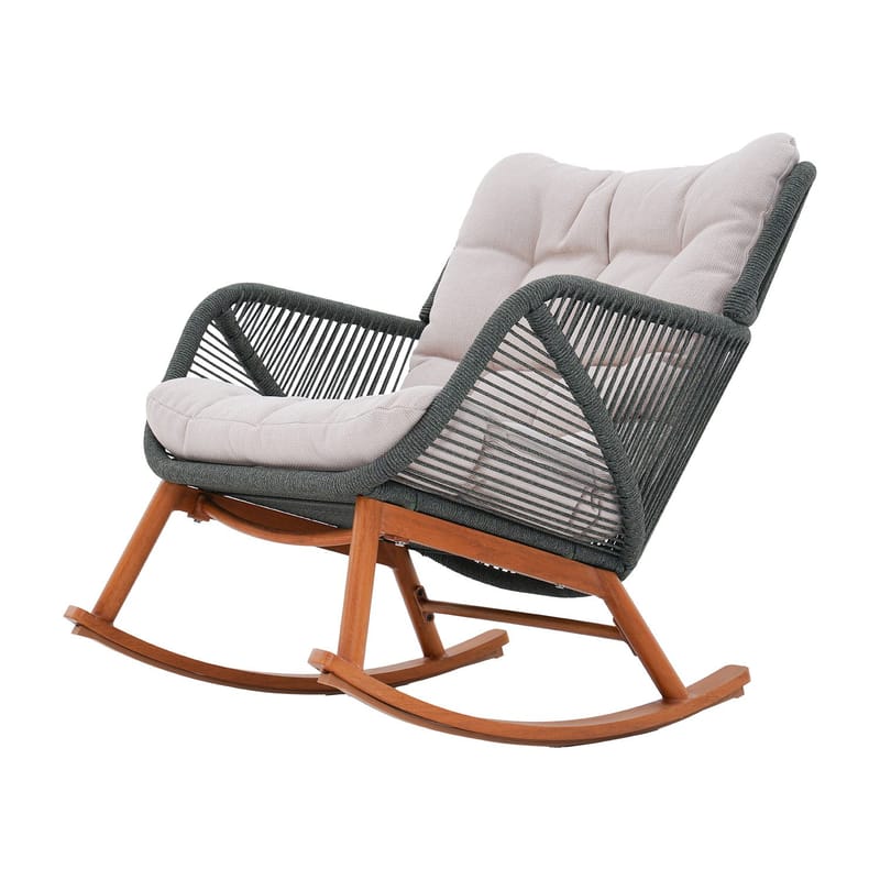 Gyngestol HOME4YOU Tuxedo - Grøn - Havemøbler - Havestole - Havegyngestol