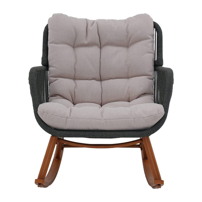 Gyngestol HOME4YOU Tuxedo - Grøn - Havemøbler - Havestole - Havegyngestol