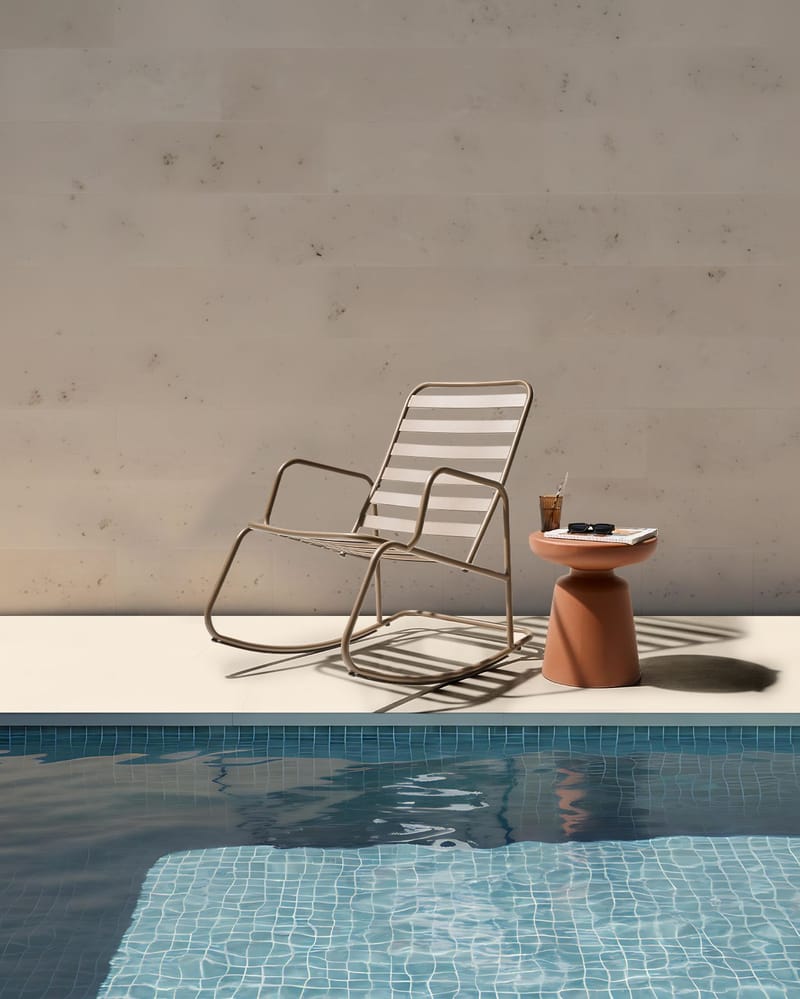 Gyngestol udendørs Turi - Beige - Havemøbler - Havestole - Havegyngestol